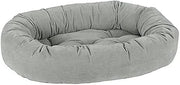 Bowsers Oyster Chenille Donut Dog Bed M