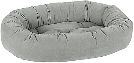 Bowsers Oyster Chenille Donut Dog Bed M
