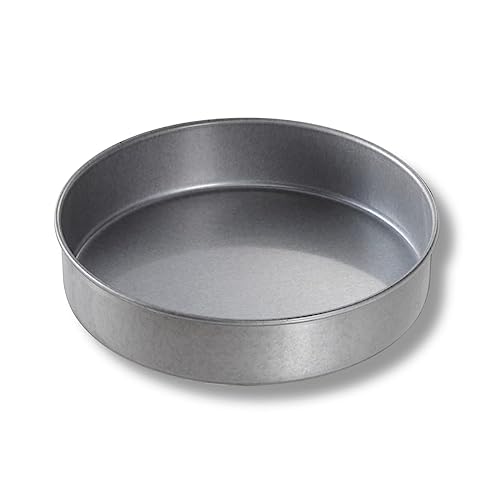 Glazed 9" Round Straight-Sided Cake Pan by Chicago Metallic Bakeware – 9.0 inches, Alloy Steel, Multicolor, Model 49025