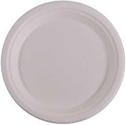 KITCH24/7 White Molded Fiber Plate, 10 inch - 500 per case