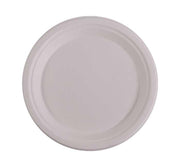 White Molded Fiber Plate by KITCH24/7 – Pack of 500, Model KC-10P-NPAW