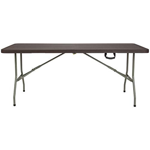 Flash Furniture Brown / 6 feet / Classic Folding Tables
