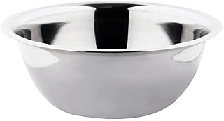 Royal Industries Mixing Bowl, Stainless Steel, 3 qt, 9 1/4" Diam x 3 1/2" Depth, Commercial Grade