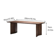 Mesa de Comedor Wooden Kitchen Dining Table Living Room Long Workbench Mesa de Comedor by DIEYPOL – 200x95x75cm, Acacia, One Color, Model KTDCMRVDT-200X95X75CM