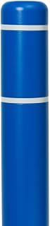 Innoplast BollardGard 7" x 52" Bollard Cover Blue (Blue White Tape)