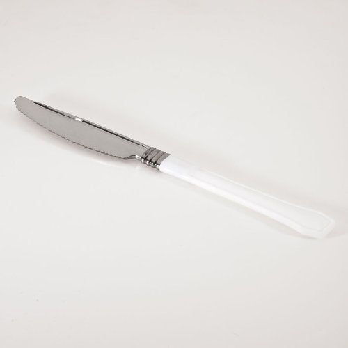 POLYSTY MED WT KNIFE 7.5 IN SIL W WHI HANDL 480 RFDKN480W per CASE