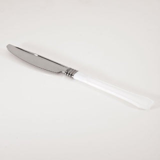 POLYSTY MED WT KNIFE 7.5 IN SIL W WHI HANDL 480 RFDKN480W per CASE