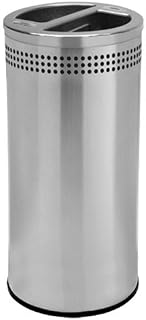 Commercial Zone 745829 Precision Stainless Steel Trash / Recycling Receptacle - 20 Gallon