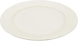 CAC Melamine Dwight Plate Rolled Edge Ivory 12", Box of 12