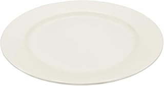 CAC Melamine Dwight Plate Rolled Edge Ivory 12", Box of 12