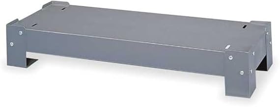 Durham 364-95 Gray Cold Rolled Steel Drawer Cabinet Base, 33-3/4" Width x 5-3/4" Height x 12-1/4" Depth