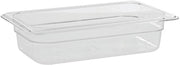 Cambro Manufacturing 42CW135 Camwear Food Pan Fourth Size Clear 2 1/2'' (1 Each)