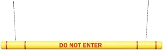 ClearanceGard 4″ x 80″ Clearance Bar Kit – Do Not Enter Lettering - Innoplast (Yellow Red Tape)