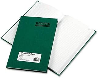 Rediform 56521 Emerald Series Account Book, Green Cover, 200 Pages, 9 5/8 x 6 1/4