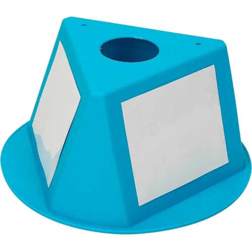 Inventory Cone Turquoise 3-Sided with Dry Erase Decal (5 Pack) by Cee-Jay Research & Sales, Llc – Model 056CTURQUOISE