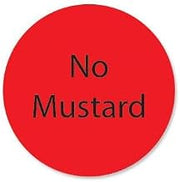 DayMark - 111241 - DuraMark 1 in Round No Mustard Label