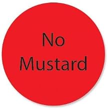 DayMark - 111241 - DuraMark 1 in Round No Mustard Label