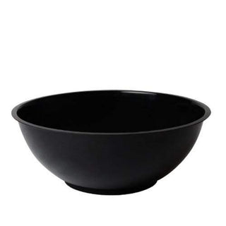 Round Serving Bowls - 320 oz | 16" by Fineline settings – 320 oz, 320.0 ounces, Polypropylene (PP), Black, Model HPB16320PP.BK