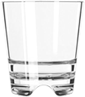 Libbey 92402 Infinium Plastic Stacking Rocks Glass, 8 Ounce, Set of 12