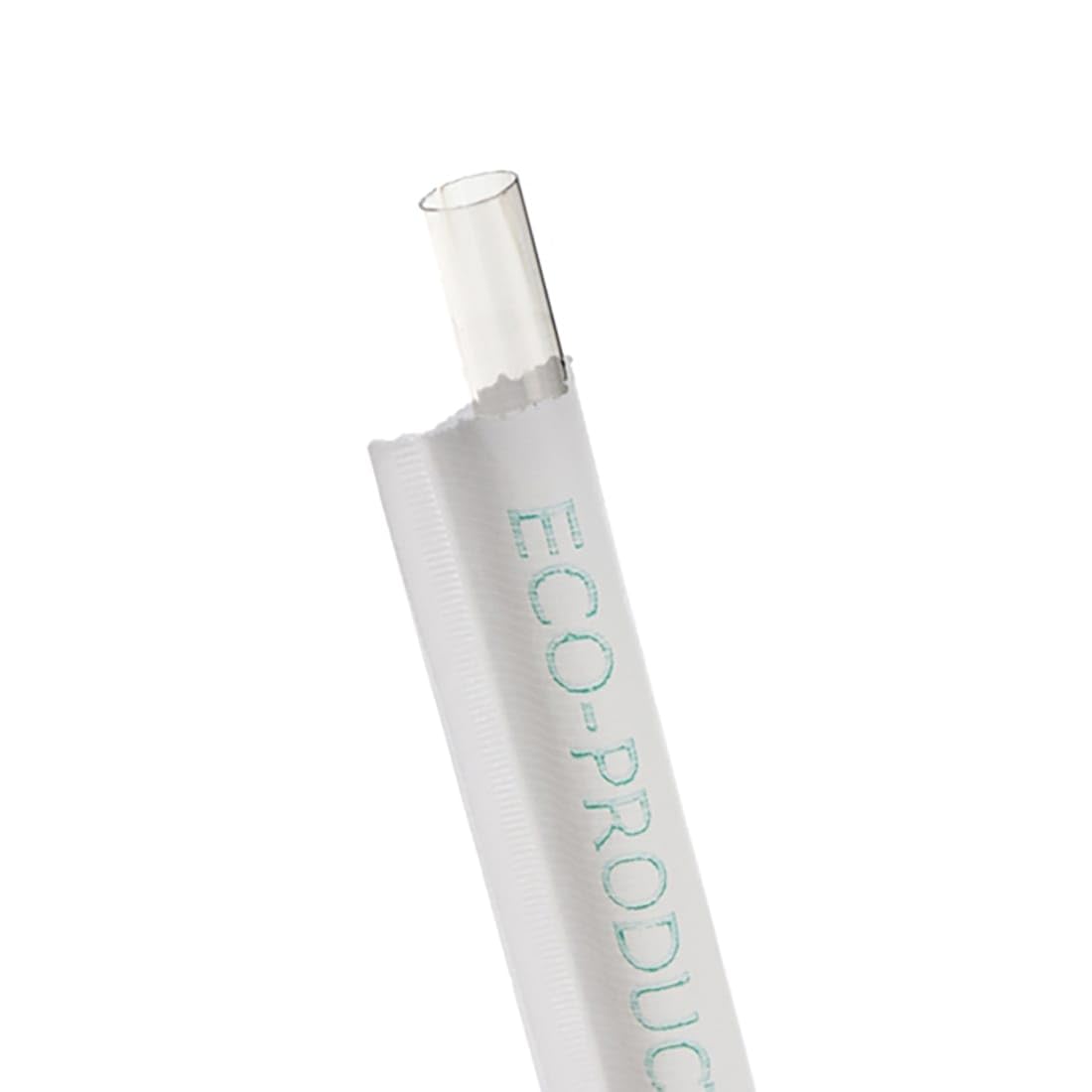 Eco Products EP-ST780 Clear 7.75" Wrapped Straw - 7200 / CS