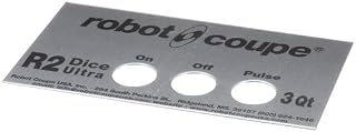 Replacement for fits 407903 Robot Coupe R2U Dice Front Plate ROB407903