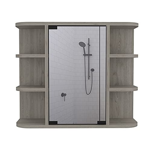 DEPOT E-SHOP Light Gray / 23.62"W x 19.68"H x 7.48"D / Modern Medicine Cabinets
