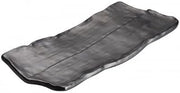 Winco WDM019-303, 14-1/2 X 6-3/8-Inch Ardesia Kaori Rectangular Hammered Platter, Serving Tray, Appetizers Plate, Black, 12/CS