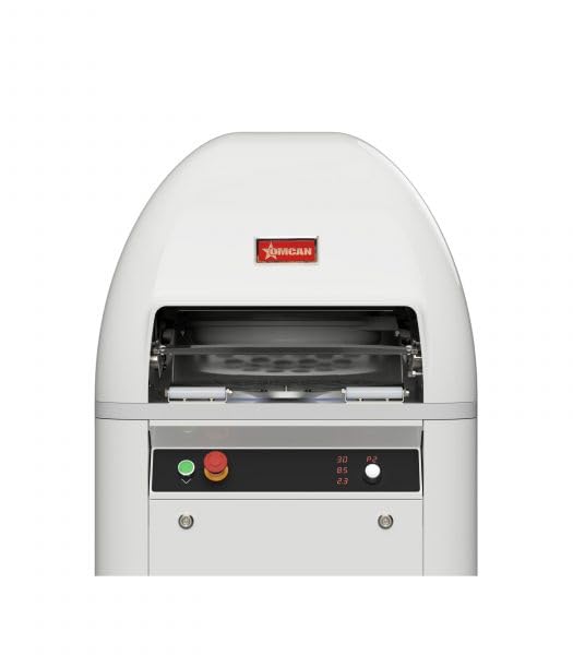 Automatic Bun Rounding Divider by Omcan – stainless steel, food-grade plastic PE500, White, Model 48581
