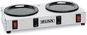 BUNN BUNWX2 Two Station Warmer Plate, 130 W, Stainless Steel