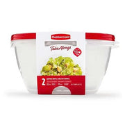 15.7 cups Food Storage Container by Rubbermaid – 15.7 cups, Rubberwood, Clear, Pack of 5, Model 2086745