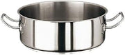 PADERNO Saucepan Bassa 2 Handles Cm 28 Serie 2000 Inox