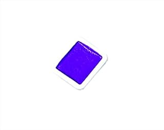 Prang 001281 Non-Toxic Washable Semi-Moist Watercolor Paint Refill, Plastic Half Pan, Violet, Pack - 12