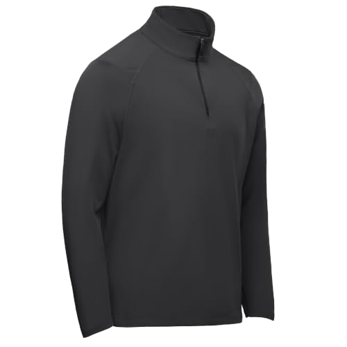 Red Kap Large / Black / Performance Stretch Jersey 1/4 Zip Pullover Sweaters