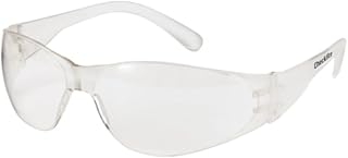 MCR Safety CL010 Checklite Safety Glasses with Clear Frame and Clear Lens, 1-Pair