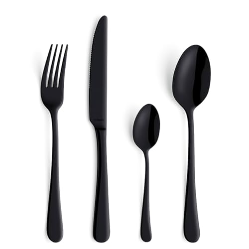 Amefa Dessert Spoon x12 / Matte Black / 1 Dessert Spoons