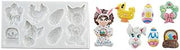 Silikomart Easter Party Silicone Mould