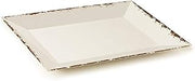 G.E.T. ML-99-TC Melamine Break-Resistant Rectangular Food Service Display Tray, 24" x 18", Ivory