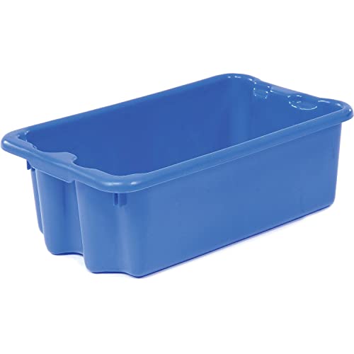 Polyethylene Container 24" L x 14" W x 8" H by LEWISBins+ – 24"L x 14"W x 8"H, 70.0 pounds, Polyethylene (PE), Blue, Model SN2414-8BL