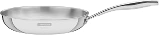 Tramontina Grano Frying Pan Stainless Steel for Induction, Electric, Gas and Ceramic Glass Hobs, Cookware, Kitchen, 26 cm, 2.2 litres, 62155260