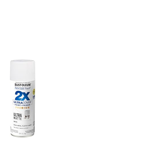 Rust-Oleum Ultra Matte White / 12 Ounce (Pack of 6) / Ultra Matte Spray Paint