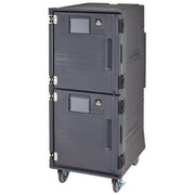 Pro Cart Ultra Hot Food Pan Carrier by Cambro – Stainless Steel,Polyethylene,Nylon, Black, Model PCUHH615