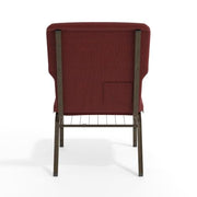 Flash Furniture Maroon Fabric/Gold Vein Frame / Set of 1 / Classic Stacking Chairs