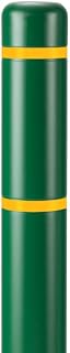 BollardGard 4" x 72" Bollard Cover Green - Innoplast (Green Yellow Tape)