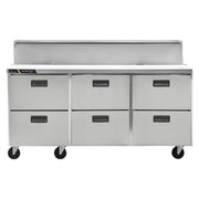 Traulsen (6) Drawers / Silver / 1 Refrigerators
