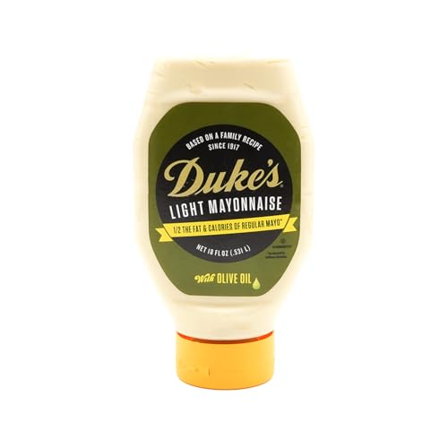 DUKE'S Olive Oil Mayo / 18 Ounce (Pack of 1) / White Mayonnaise