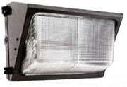 RAB Lighting WP2SH100QT/PC WALLPACK 100W HPS QT HPF Glass Lens LAMP + 120V PC Bronze