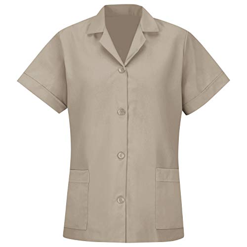 Red Kap XX-Large / Tan / Button Front Tunic Tunics