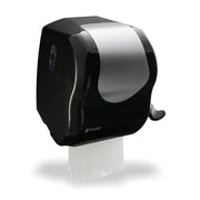 San Jamar Summit / Black/Silver / 13.6" x 13.6" x 9.1" Commercial Paper Hand Towel Dispensers