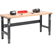 Global Industrial Black/Maple / 30"L x 72"W x 3"H / Industrial Workbenches