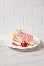 The Cheesecake Factory 10" Wild Strawberries & Cream Cheesecake 14 Slices- 80 ounce (Pack of 2)